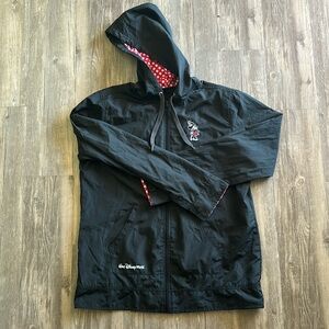 Disney Parks Minnie Mouse Rain Jacket Women’s Size Medium